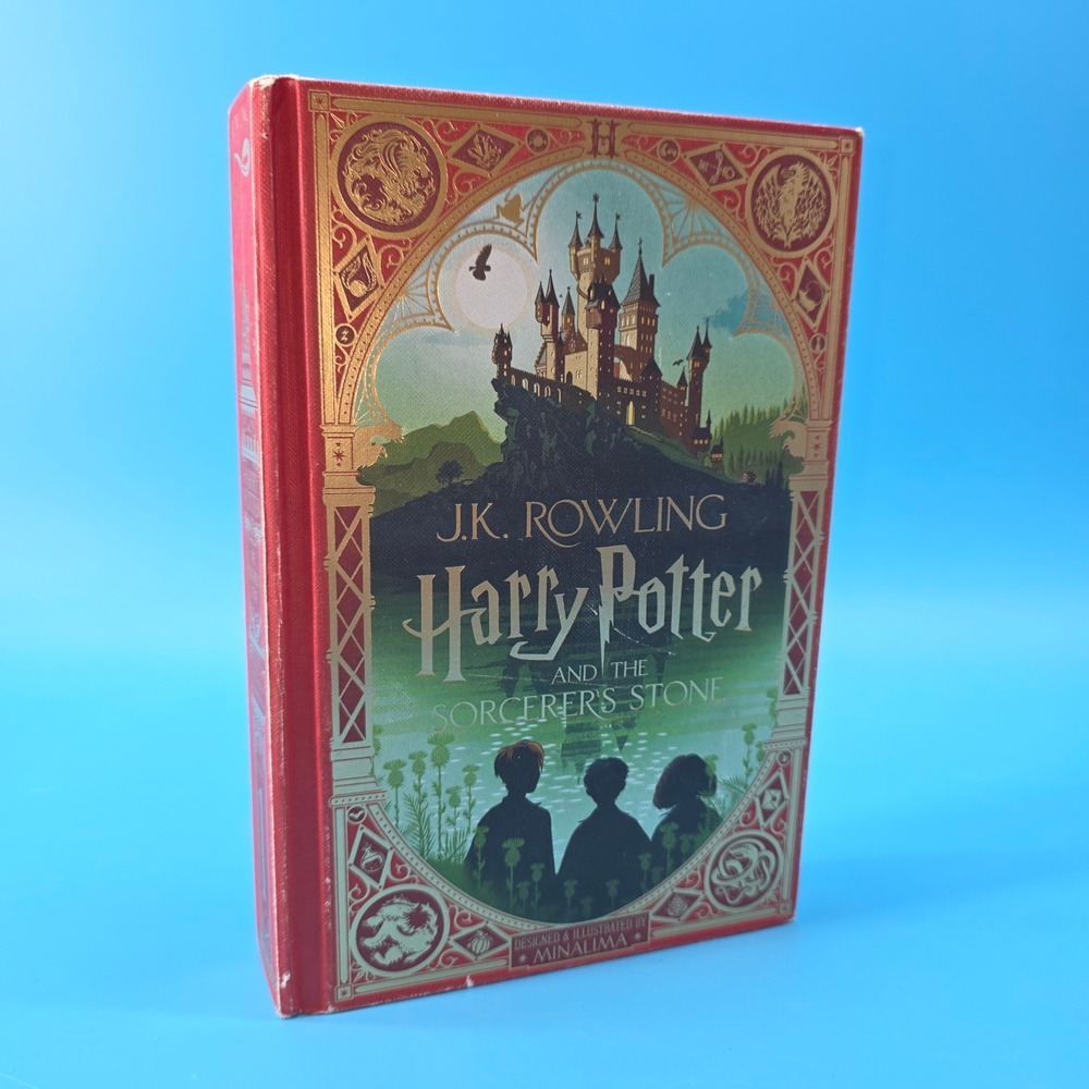 Harry Potter & the Sorcerer's Stone MinaLima Edition Illustrated Hardcover Book